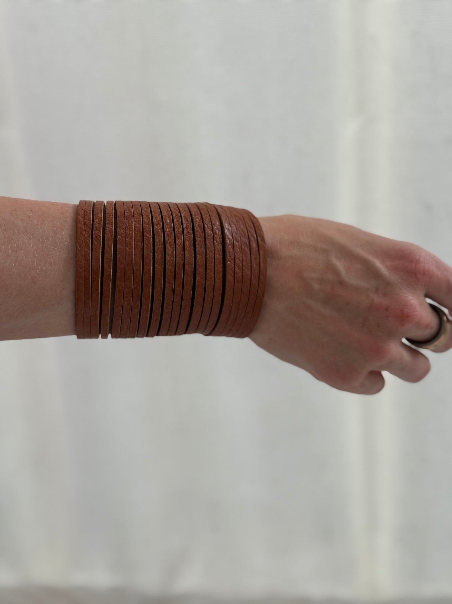 Large Leather Bracelet