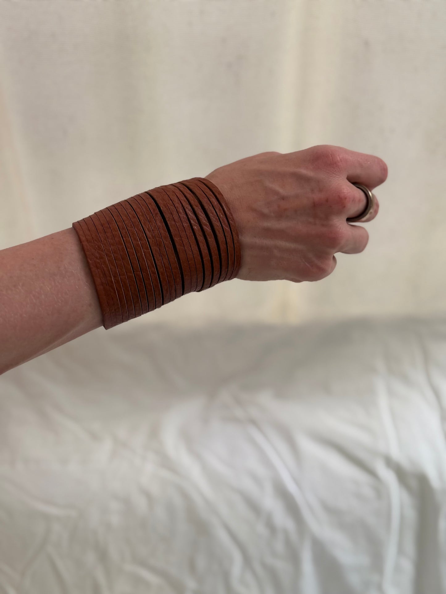 Large Leather Bracelet