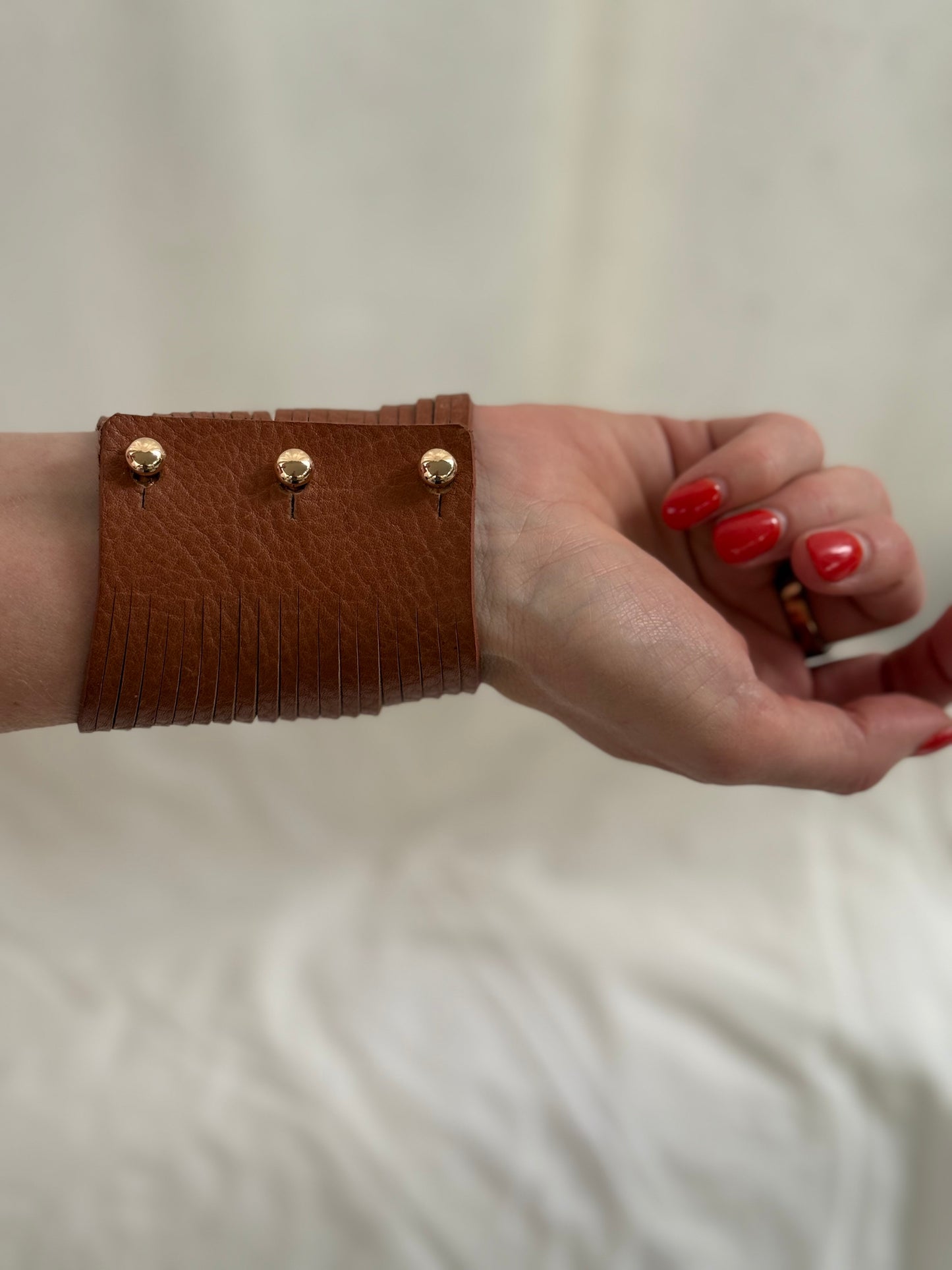 Large Leather Bracelet